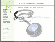 Tablet Screenshot of dr-strenkert.de